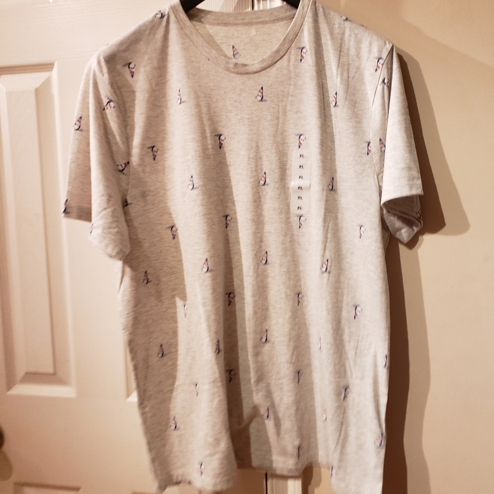 Lighthouse Print Super Cozy Basic T-shirt